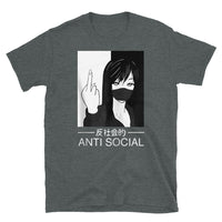 Anti-Social Anime Short-Sleeve Unisex T-Shirt