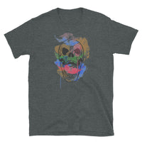 Watercolor Skull 7 Short-Sleeve Unisex T-Shirt