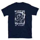 We Keep Evil Awake at Night Short-Sleeve Unisex T-Shirt