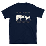 The Only Difference is Your Perception Short-Sleeve Unisex T-Shirt