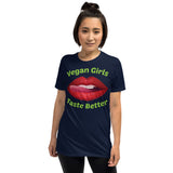 Vegan Girls Taste Better Short-Sleeve Unisex T-Shirt