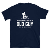 Old Guy on a Bicycle Short-Sleeve Unisex T-Shirt