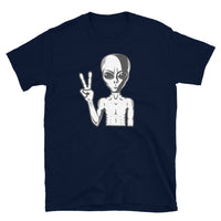 Alien Peace Short-Sleeve Unisex T-Shirt