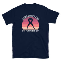 Cancer Doesn't Care Short-Sleeve Unisex T-Shirt