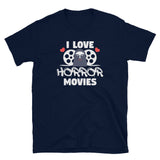 I Love Horror Movies Short-Sleeve Unisex T-Shirt