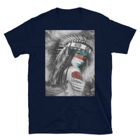 Beautiful Native Woman Short-Sleeve Unisex T-Shirt