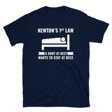 Newton's 1st Law Short-Sleeve Unisex T-Shirt