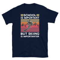 Skiing is Importanter Short-Sleeve Unisex T-Shirt