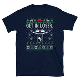 Bigfoot Abduction (Ugly Sweater) Short-Sleeve Unisex T-Shirt