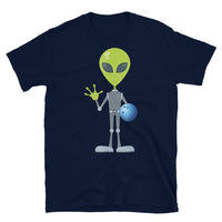 Bowling Alien Short-Sleeve Unisex T-Shirt