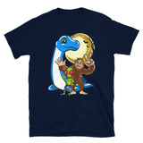 Nessie, Bigfoot, and Alien Short-Sleeve Unisex T-Shirt