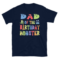 Dad of the Birthday Monster Short-Sleeve Unisex T-Shirt