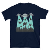 Dino Abduction 1 Short-Sleeve Unisex T-Shirt