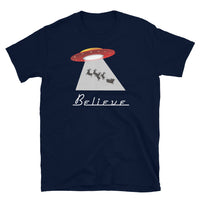 UFO Abducting Santa Short-Sleeve Unisex T-Shirt