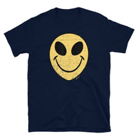 Alien Smiley Short-Sleeve Unisex T-Shirt