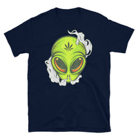 Weed Alien Short-Sleeve Unisex T-Shirt