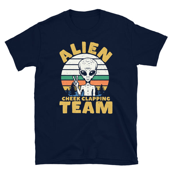 Alien Cheek Clapping Team Short-Sleeve Unisex T-Shirt