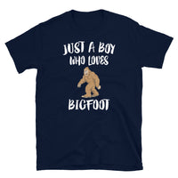 Boy Who Loves Bigfoot Short-Sleeve Unisex T-Shirt