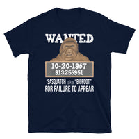 Bigfoot Wanted Short-Sleeve Unisex T-Shirt