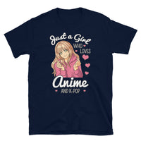 Just a Girl Who Loves Anime & K-Pop Short-Sleeve Unisex T-Shirt