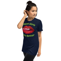 Vegan Girls Taste Better Short-Sleeve Unisex T-Shirt