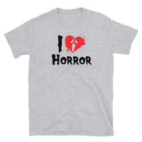 I Love Horror Short-Sleeve Unisex T-Shirt