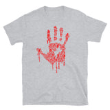 Zombie Bloody Handprint Short-Sleeve Unisex T-Shirt