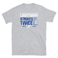 Lightning Strikes Twice Short-Sleeve Unisex T-Shirt