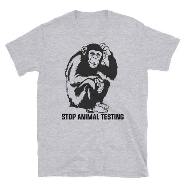 Stop Animal Testing Short-Sleeve Unisex T-Shirt