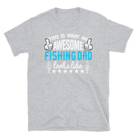 Awesome Fishing Dad Short-Sleeve Unisex T-Shirt