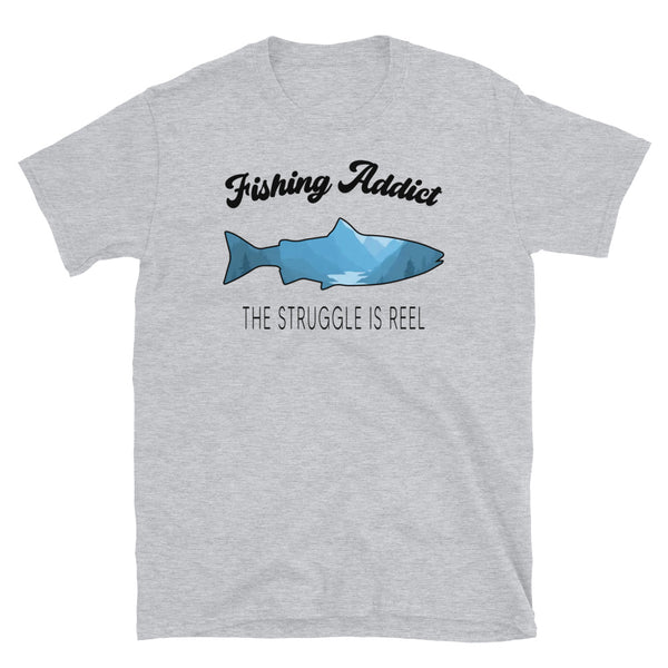 Fishing Addict Short-Sleeve Unisex T-Shirt