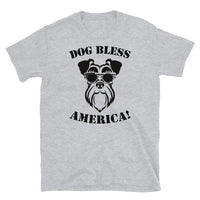 Dog Bless America Short-Sleeve Unisex T-Shirt