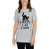 Crazy Kat Lady Short-Sleeve Unisex T-Shirt