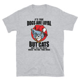 Cats Don't Tell the Police Short-Sleeve Unisex T-Shirt