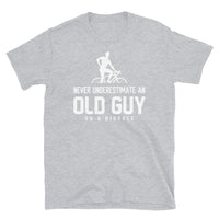 Old Guy on a Bicycle Short-Sleeve Unisex T-Shirt