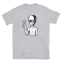 Alien Peace Short-Sleeve Unisex T-Shirt