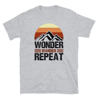 Wonder Wander Repeat Short-Sleeve Unisex T-Shirt