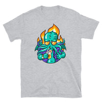 Drinkin Cthulu Short-Sleeve Unisex T-Shirt