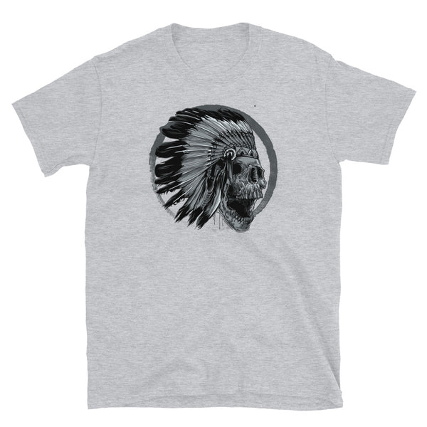 Native American Skull Short-Sleeve Unisex T-Shirt