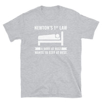 Newton's 1st Law Short-Sleeve Unisex T-Shirt