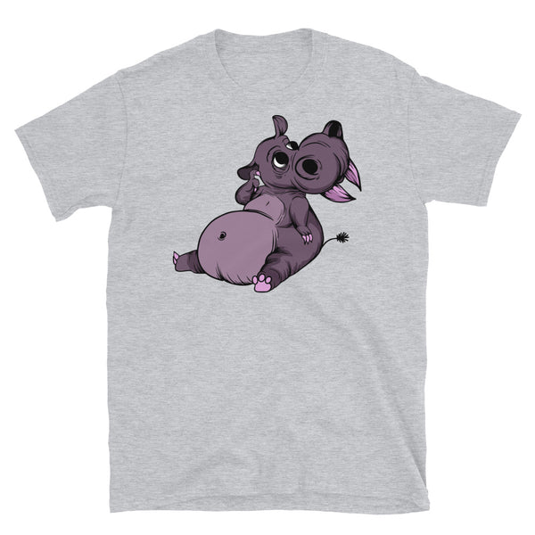 Monster Hippo Short-Sleeve Unisex T-Shirt