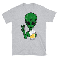 Alien Beer Short-Sleeve Unisex T-Shirt