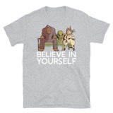 Believe in Yourself (Bigfoot, Alien, Unicorn) Short-Sleeve Unisex T-Shirt