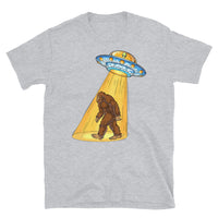 Abducting Bigfoot 2 Short-Sleeve Unisex T-Shirt