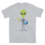 Bowling Alien Short-Sleeve Unisex T-Shirt