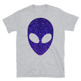 Purple Alien Short-Sleeve Unisex T-Shirt