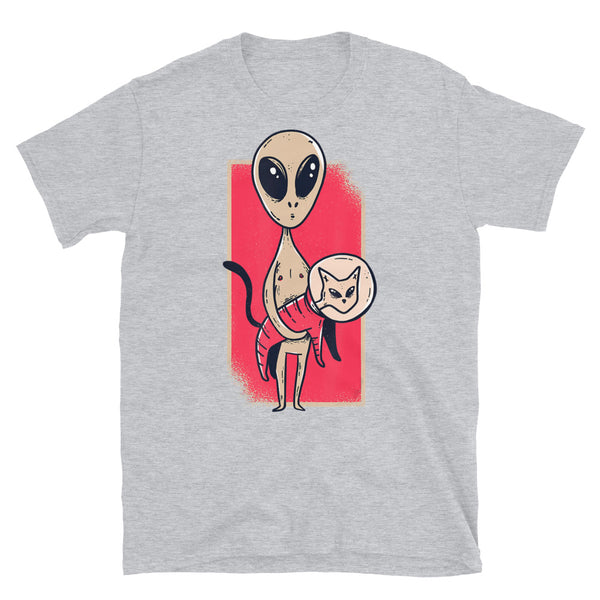 Alien Pet Cat Short-Sleeve Unisex T-Shirt