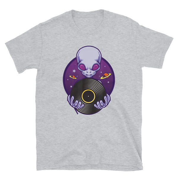 Alien DJ 2 Short-Sleeve Unisex T-Shirt