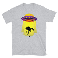 Flamingo Abduction Short-Sleeve Unisex T-Shirt