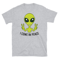 I Come in Peace Alien Short-Sleeve Unisex T-Shirt